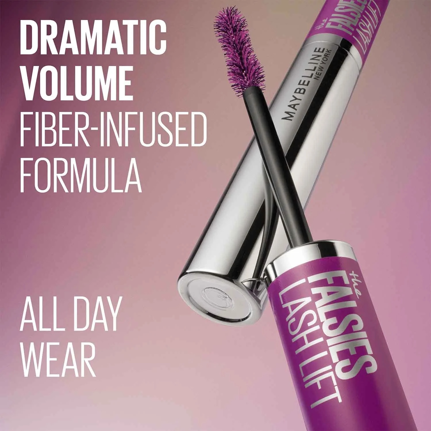 Pestañina Falsies Lashlift Maybelline Lavable vista 3