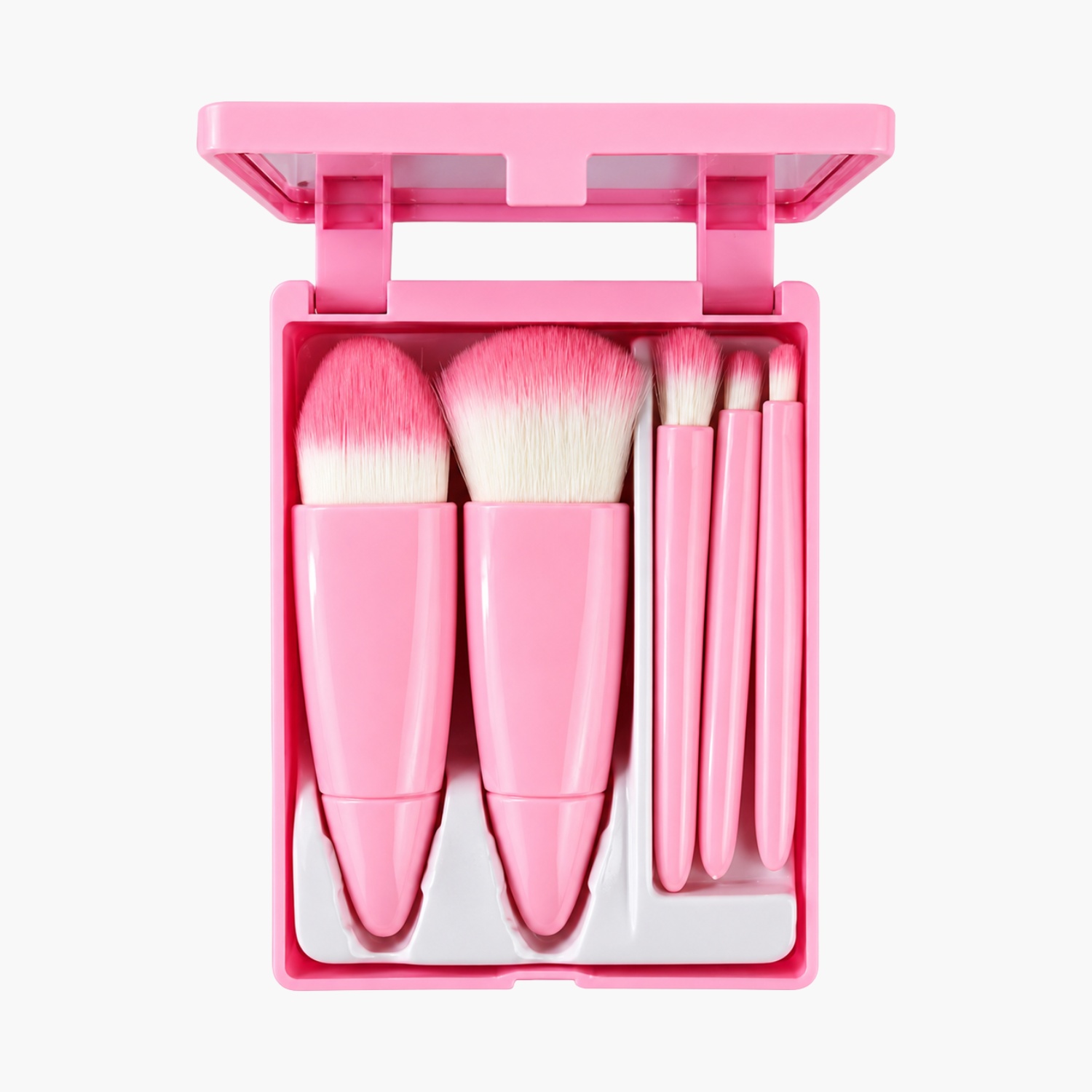 GLEVA Espejo viajero + set de brochas