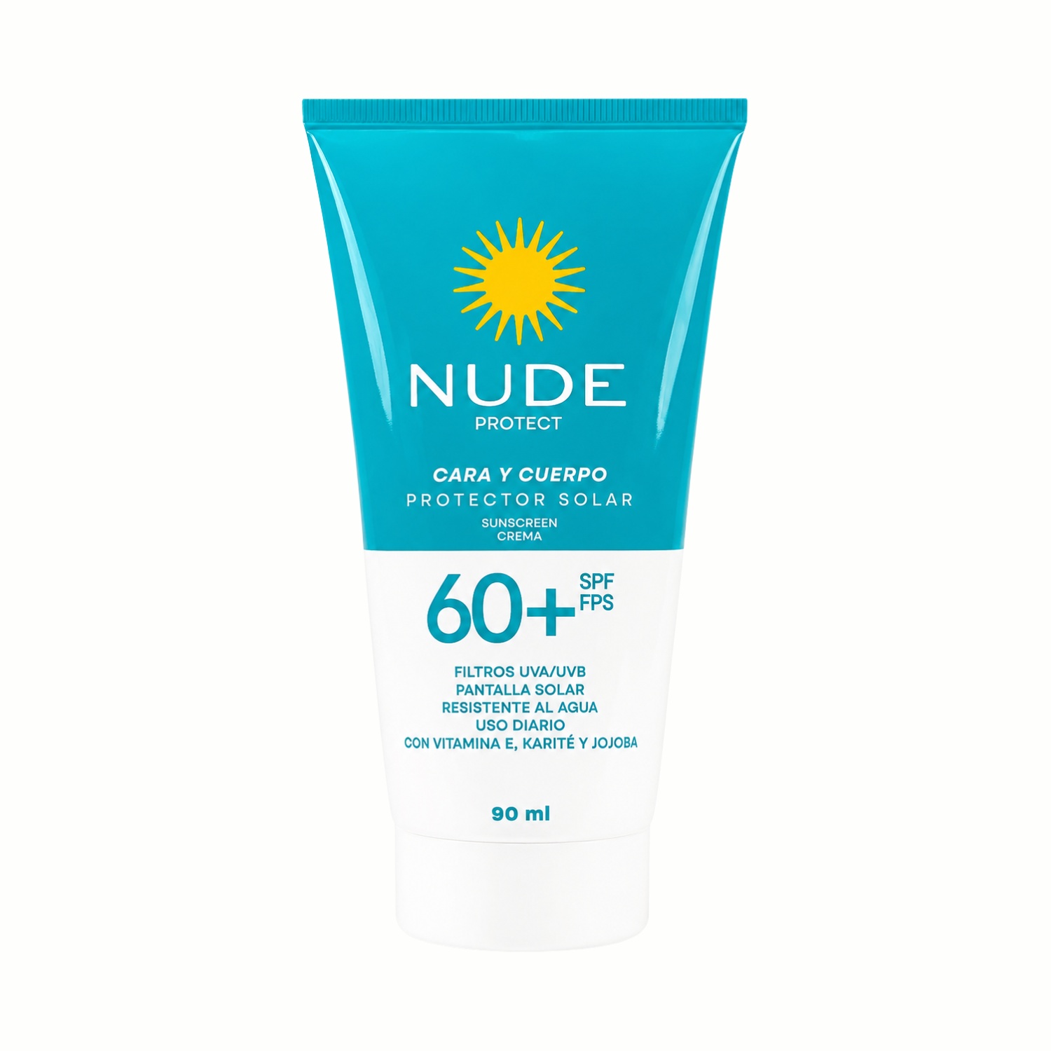 NUDE PROTECT Protector Solar 60+ Cara y Cuerpo