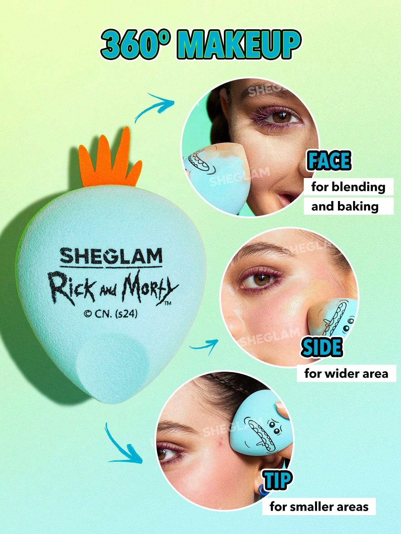Esponja De Belleza Mr. Meeseeks Rick and Morty vista 2